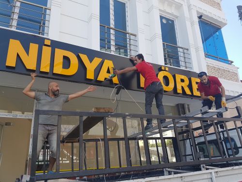 nidya böre pide bahceşehir tabela